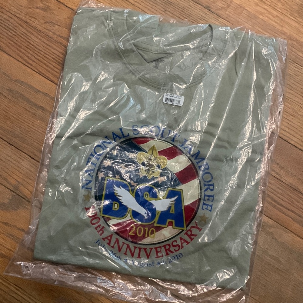 NWT BSA National Scout Jamboree 10th Anniversary 2010 Men’s T-Shirt, Collectible